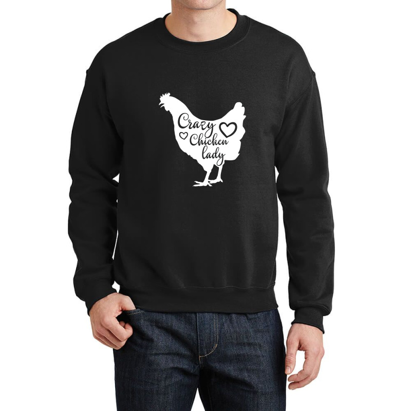 Crazy Chicken Lady Crewneck Sweatshirt | Artistshot