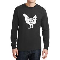 Crazy Chicken Lady Long Sleeve Shirts | Artistshot