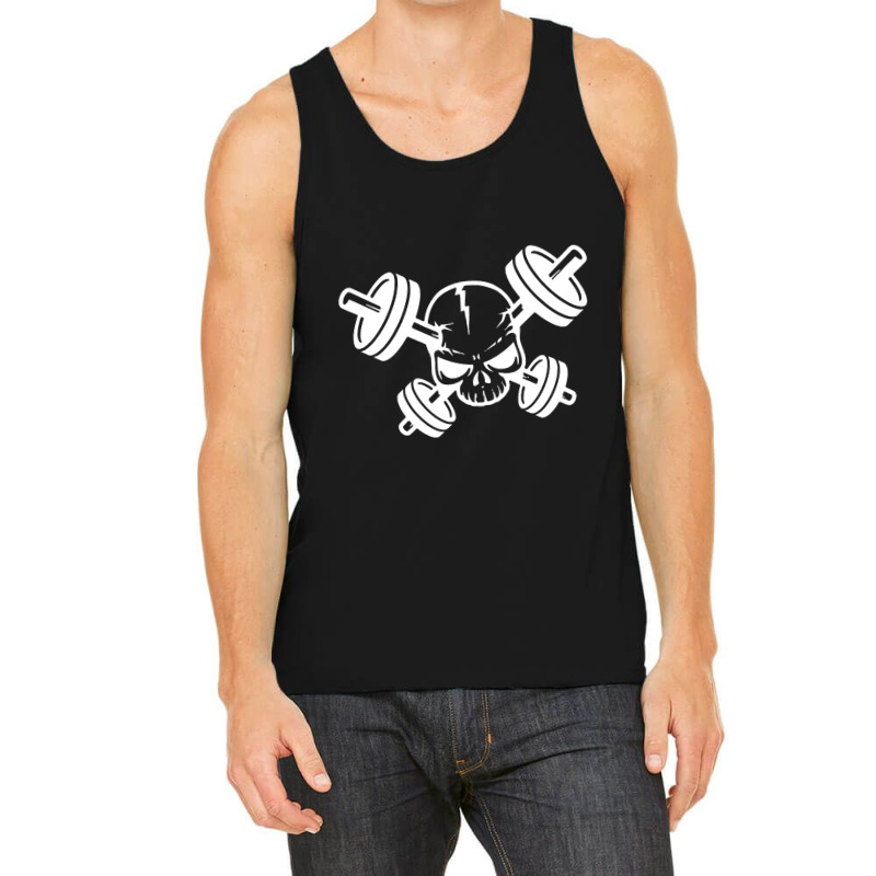 Crossed Barbell Tank Top | Artistshot