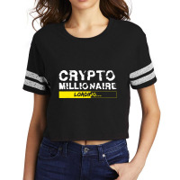 Crypto Millionaire Loading Scorecard Crop Tee | Artistshot