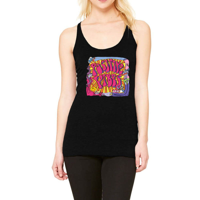 Positive Summer Trendy Cool Racerback Tank by adore | Artistshot