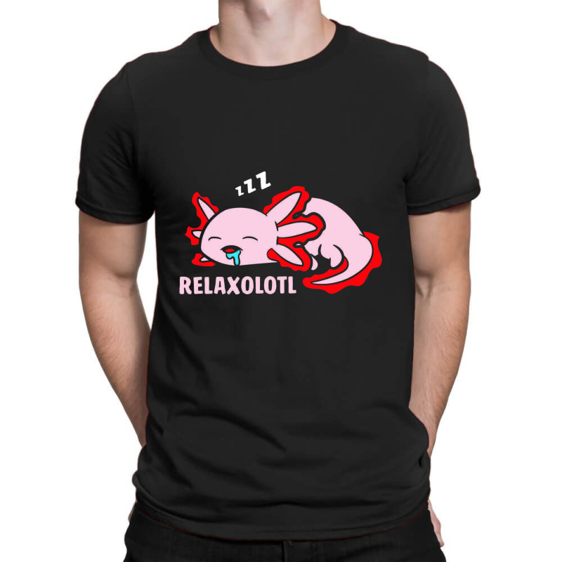 Cute Axolotl Lover Mexican Salamander Relaxolotl T-shirt | Artistshot