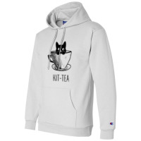 Cute Black Cat Champion Hoodie | Artistshot