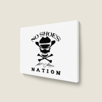 No Shoes Nation Landscape Canvas Print | Artistshot