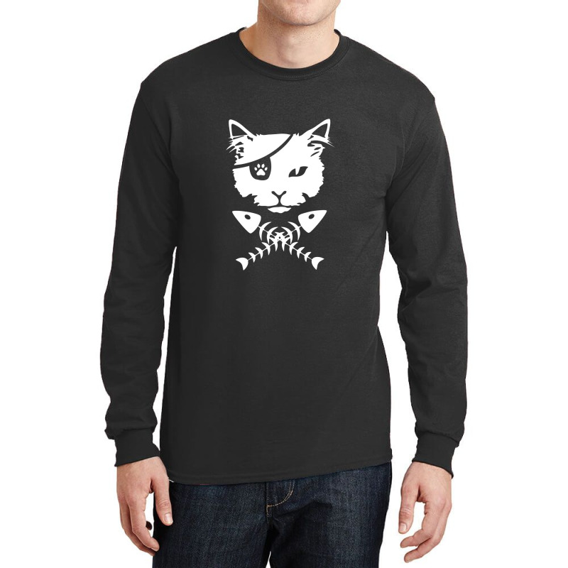 Cute P!irate Cat Long Sleeve Shirts | Artistshot