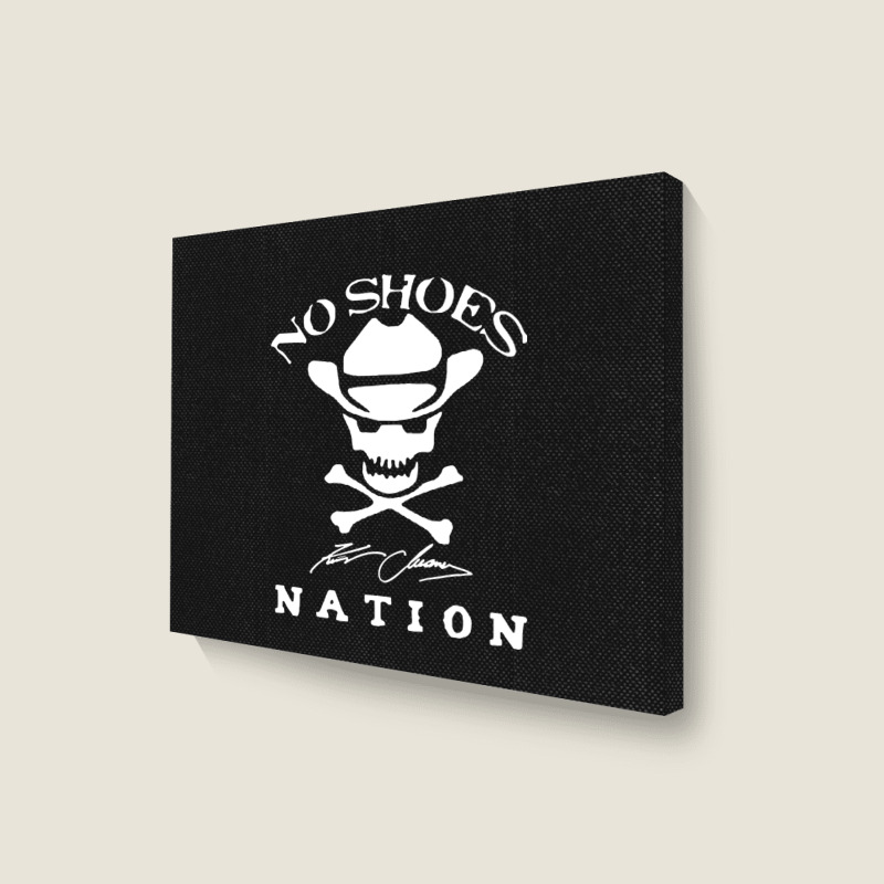 No Shoes Nation Landscape Canvas Print | Artistshot