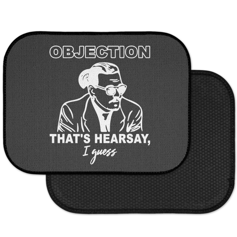 Objection That's Hearsay Rear Car Mat | Artistshot