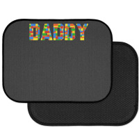 Daddy Brick Builder Funny Blocks Master Builder Rear Car Mat | Artistshot