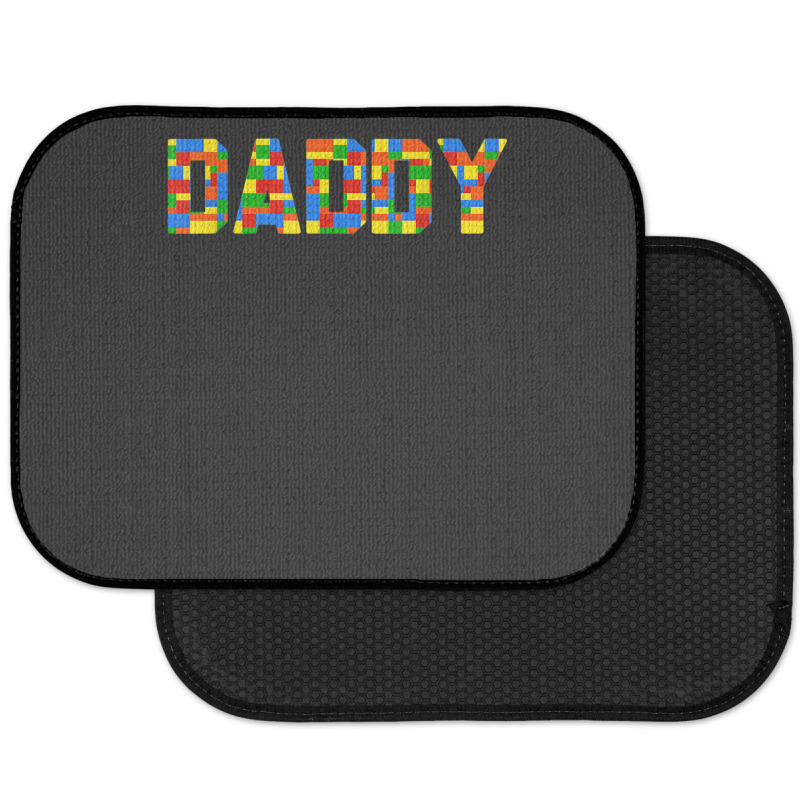 Daddy Brick Builder Funny Blocks Master Builder Rear Car Mat | Artistshot