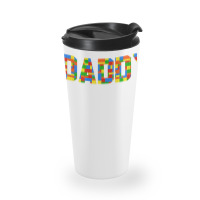 Daddy Brick Builder Funny Blocks Master Builder Travel Mug | Artistshot