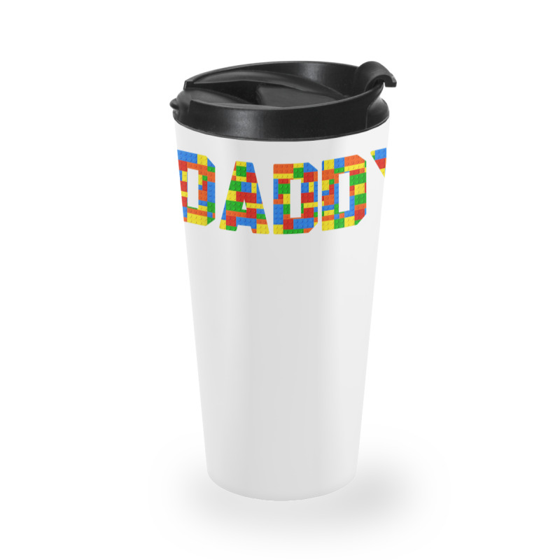 Daddy Brick Builder Funny Blocks Master Builder Travel Mug | Artistshot