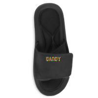 Daddy Brick Builder Funny Blocks Master Builder Slide Sandal | Artistshot