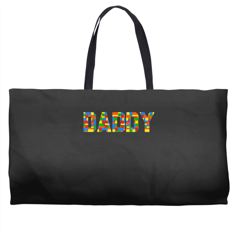 Daddy Brick Builder Funny Blocks Master Builder Weekender Totes | Artistshot