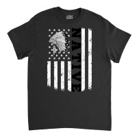 Native American T  Shirt Native American Flag For Native Americans Ora Classic T-shirt | Artistshot