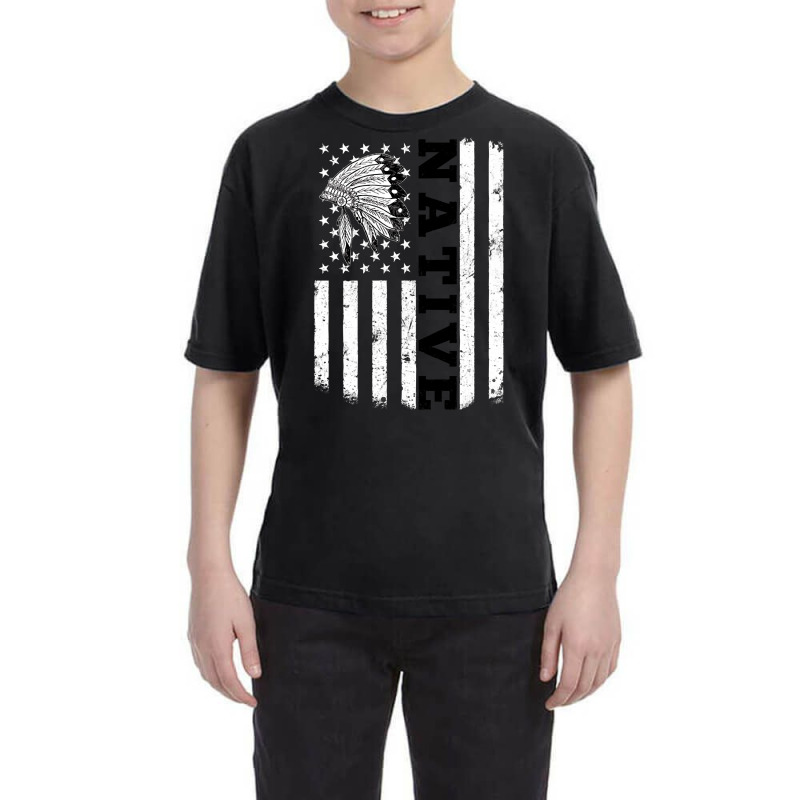 Native American T  Shirt Native American Flag For Native Americans Ora Youth Tee by baroncrona555 | Artistshot