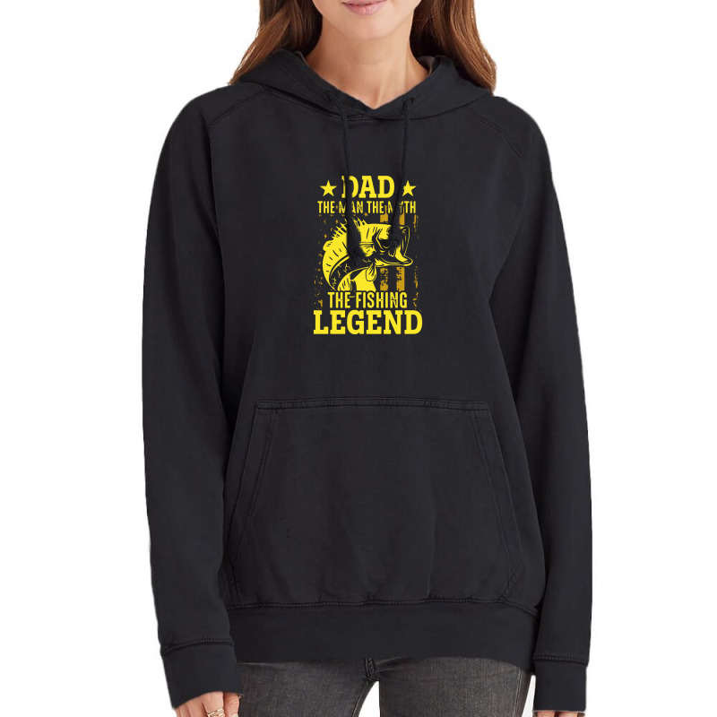 Dad The Fishing Legend Vintage Hoodie | Artistshot