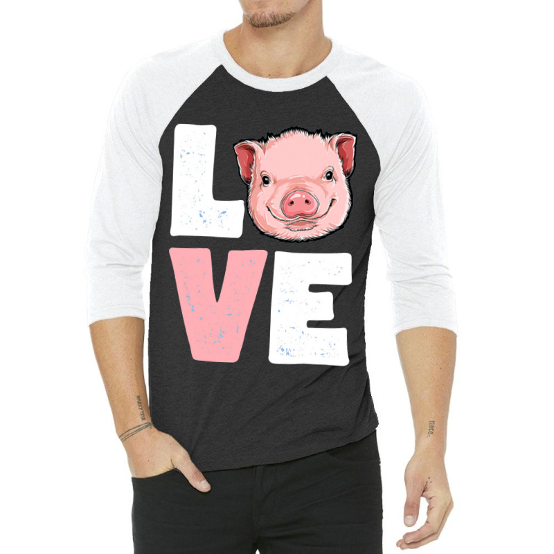 Pig Lovers 3/4 Sleeve Shirt | Artistshot