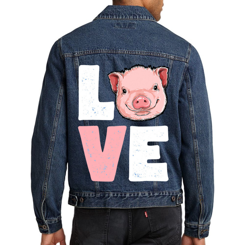 Pig Lovers Men Denim Jacket | Artistshot