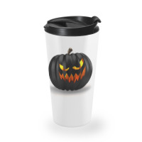 Scary Jack O Lantern Halloween Travel Mug | Artistshot