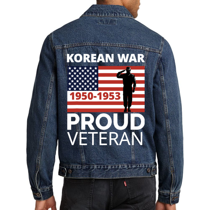 Proud Korean War Veteran Men Denim Jacket | Artistshot