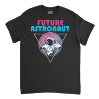 Outer Space Retro 80s Art Vaporwave Science Future Astronaut T Shirt Classic T-shirt | Artistshot