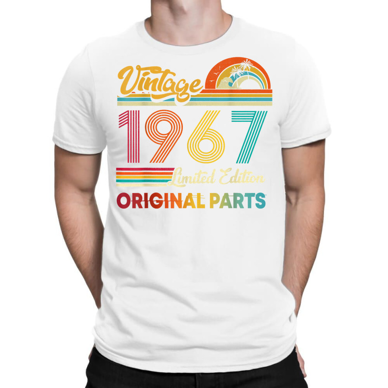 Vintage Original Parts 1967 Men Women 55 Years Old Birthday T Shirt T-shirt | Artistshot