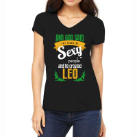 Sexy Leo Women's V-neck T-shirt | Artistshot