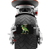 Clap Your Hands Dinosaur Motorcycle License Plate | Artistshot