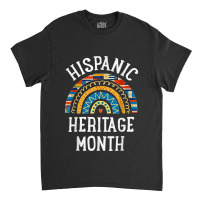 Hispanic Heritage Month Rainbow Gifts Latin Country Flags T Shirt Classic T-shirt | Artistshot