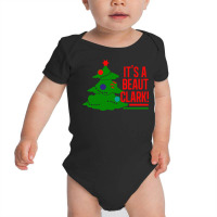 Beaut Clark Christmas Baby Bodysuit | Artistshot