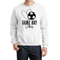 Womens Soccer Player Game Day Vibes Coach Sports Women Girls Soccer V Crewneck Sweatshirt | Artistshot