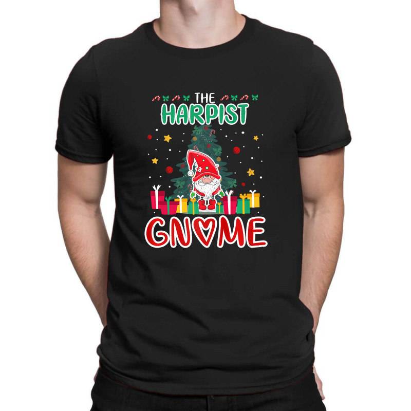 The Harpist Gnome Xmas Tree Group Christmas Matching Premium T Shirt T-shirt | Artistshot