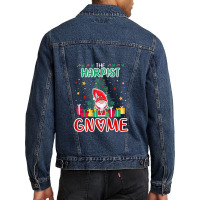 The Harpist Gnome Xmas Tree Group Christmas Matching Premium T Shirt Men Denim Jacket | Artistshot