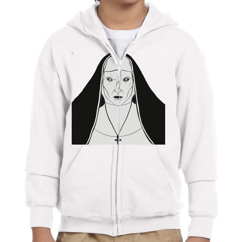 Scary Design Youth Zipper Hoodie | Artistshot