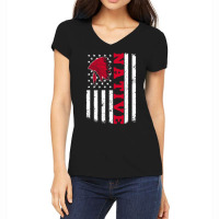 Native Americans T  Shirt Native American Flag For Native Americans T Women's V-neck T-shirt | Artistshot