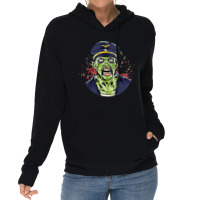 Zombie Halloween Scary Ghost Green Lightweight Hoodie | Artistshot