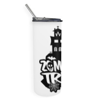 Zombie Party Skinny Tumbler | Artistshot