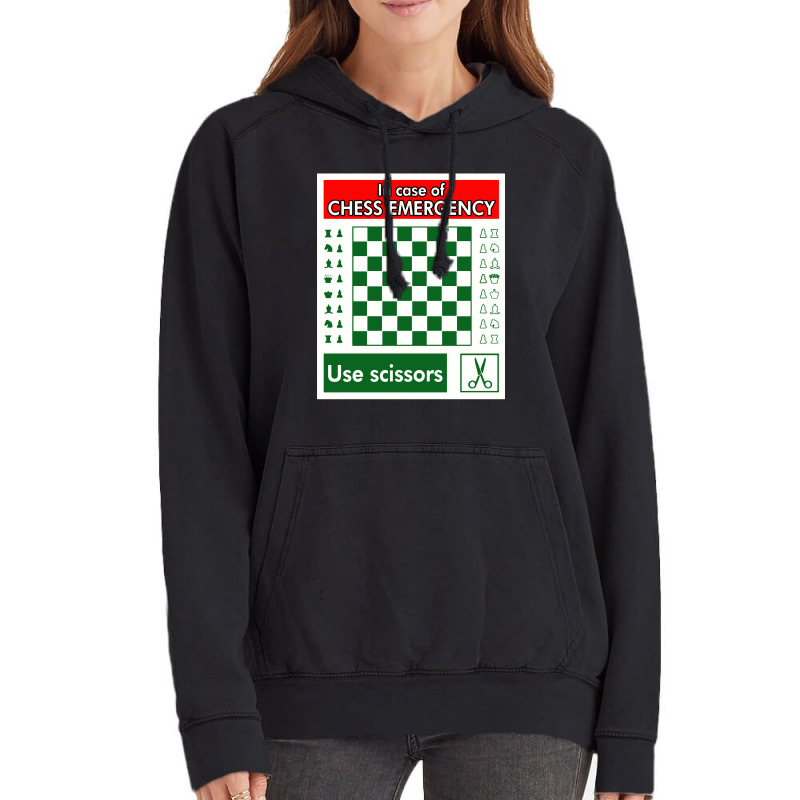 Chess Emergency Vintage Hoodie | Artistshot