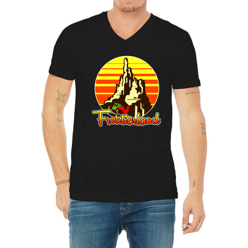 Big Thunder Mountain Railroad V-neck Tee | Artistshot