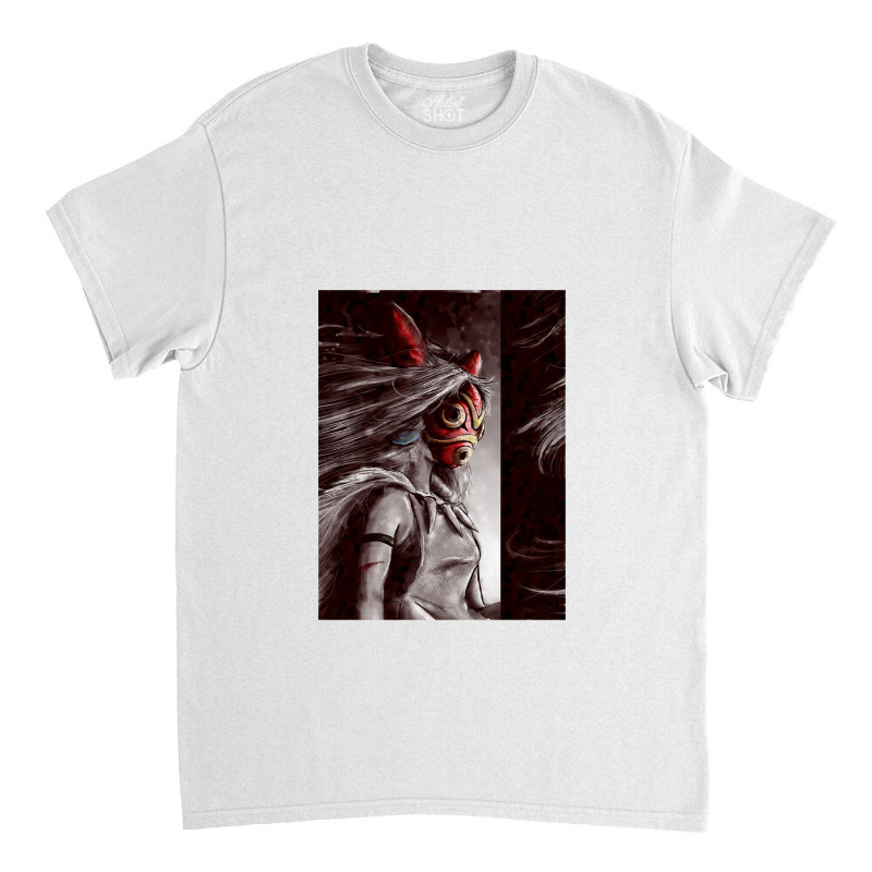 Mononoke Wolf Anime Tra Classic T-shirt by jhonsonrames | Artistshot