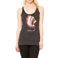 Native Indian Tribal Headdress Art T  Shirt Palmer Alaska Watercolor N Racerback Tank | Artistshot