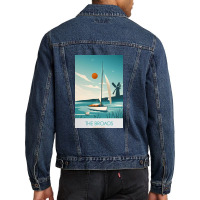 The Broads National Park Men Denim Jacket | Artistshot