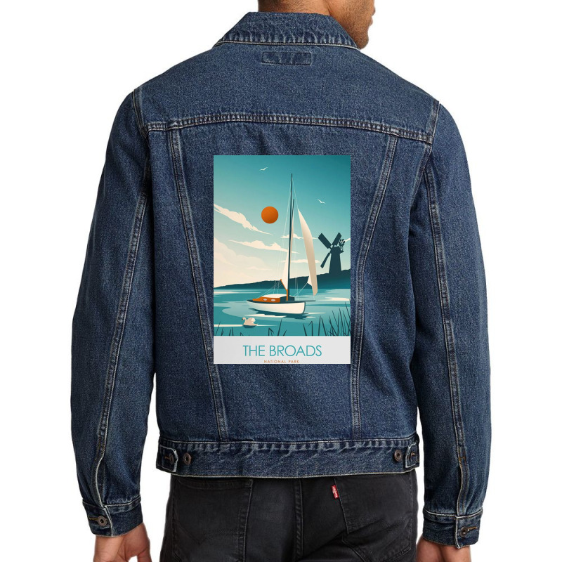 The Broads National Park Men Denim Jacket by Jamesoney | Artistshot