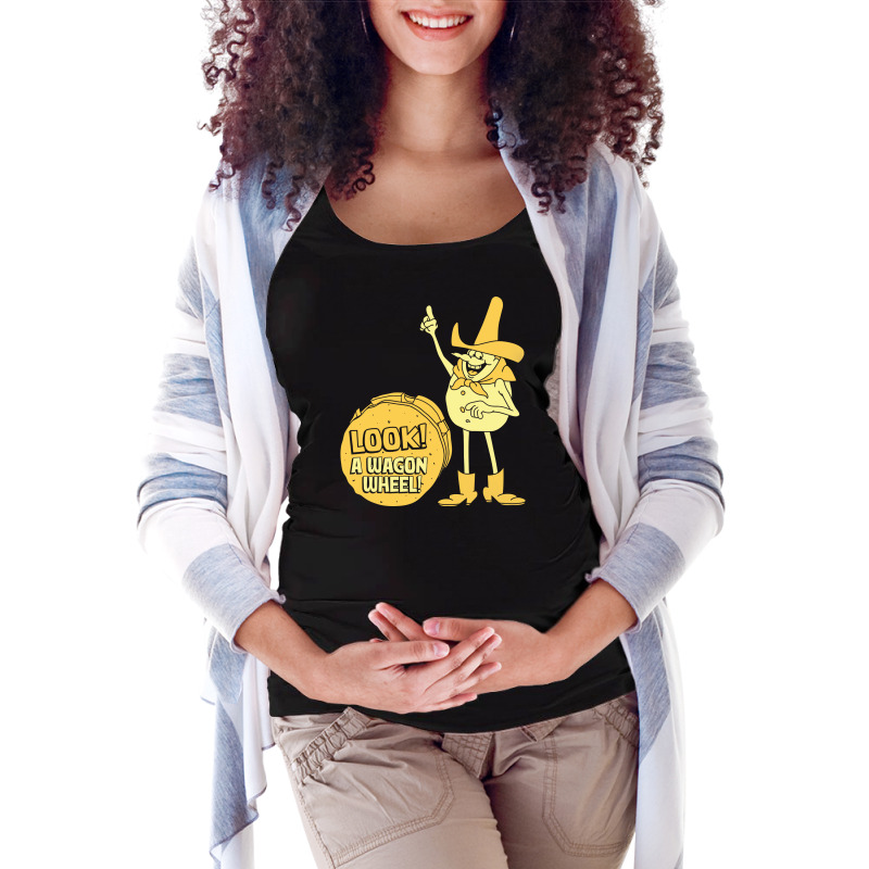 Look A Wagon Wheel Classic Maternity Scoop Neck T-shirt | Artistshot