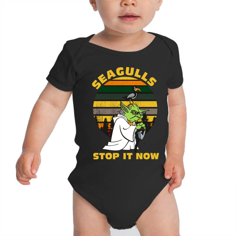 Seagulls Stop It Now Vintage Shirt Baby Bodysuit | Artistshot