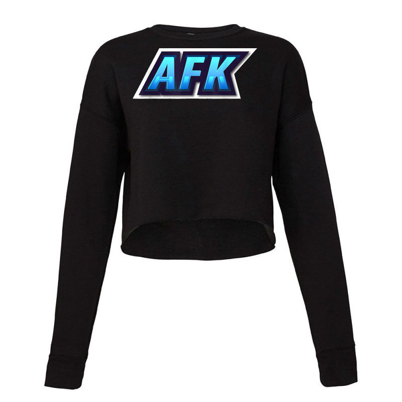 Away From Keyboard   Afk   Video Game Lovers' Gamer Cropped Sweater | Artistshot