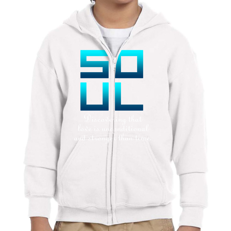 Soul (soul + Mate Couples Design) Youth Zipper Hoodie by tshiart | Artistshot