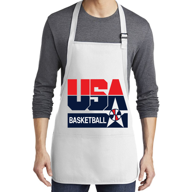 Usa Basket Medium-length Apron | Artistshot