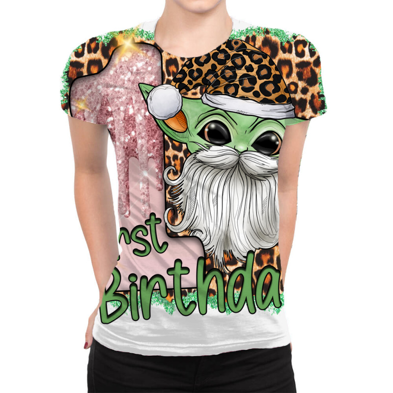First Birthday Yoda All Over Women's T-shirt | Artistshot