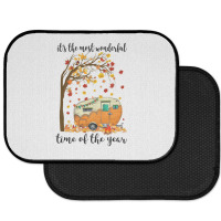 Camping Most Wonderful Time Of The Year Camper Campfire Rear Car Mat | Artistshot